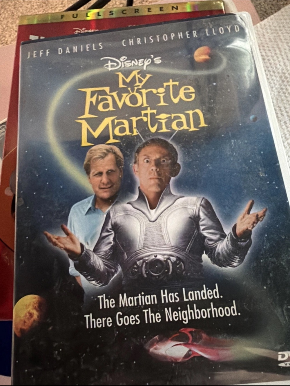 Disney My Favorite Martian DVD - Blue Cover with Yellow Title